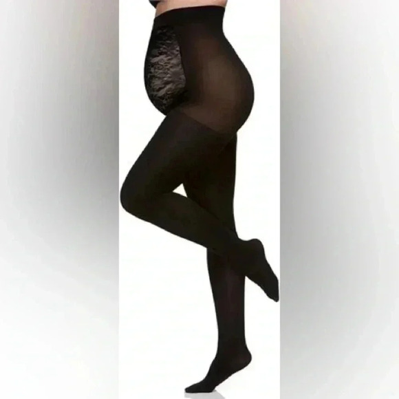NWT Berkshire  women's Maternity Opaque Pantyhose Tights - Picture 1 of 3